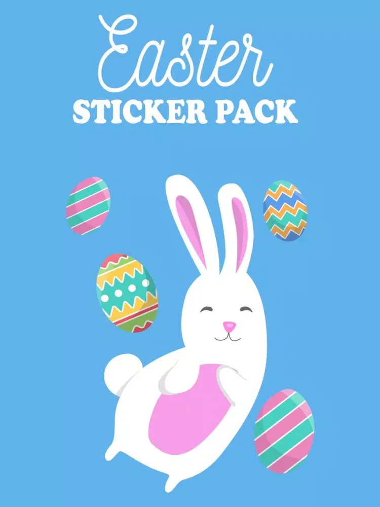 The Easter Sticker Pack iPad  Ekran Görüntüleri