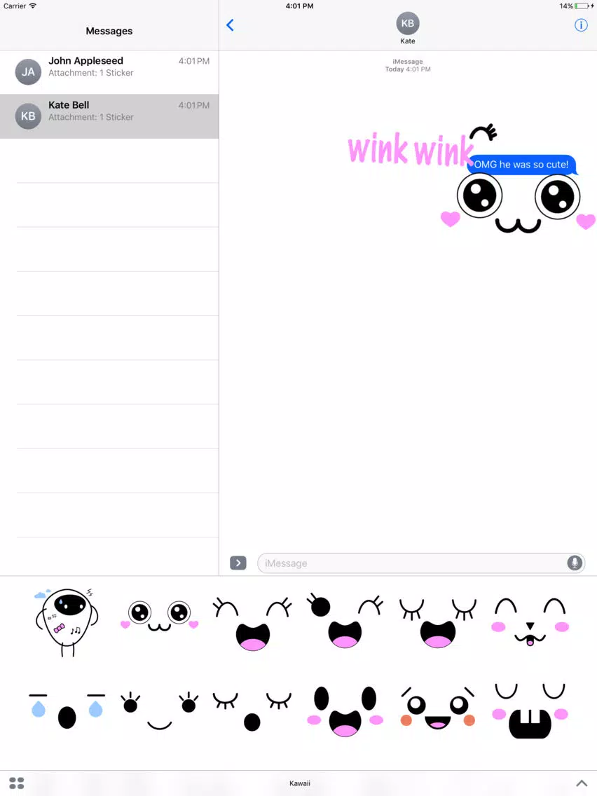تصاویر Super Kawaii Stickers iPad 