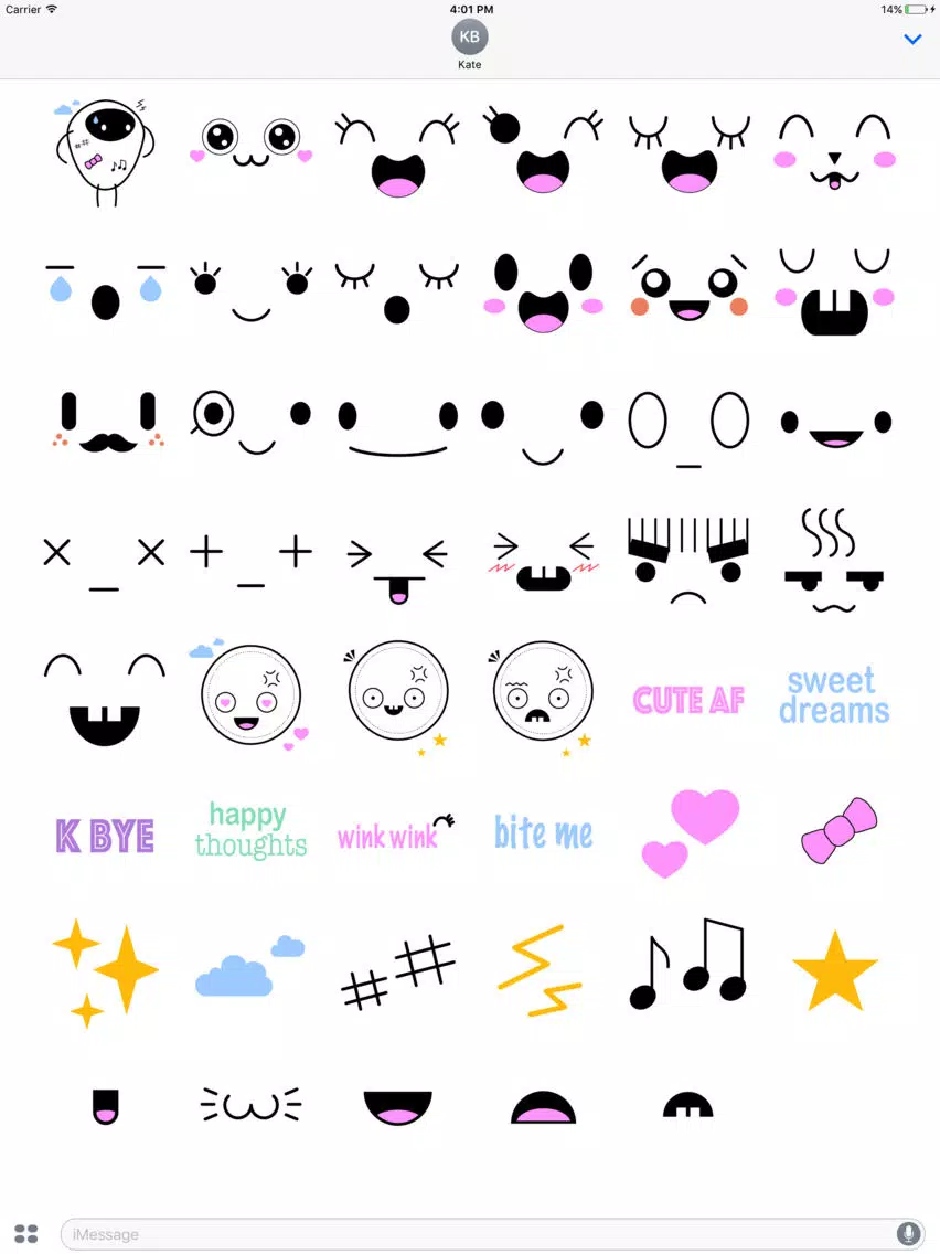 تصاویر Super Kawaii Stickers iPad 