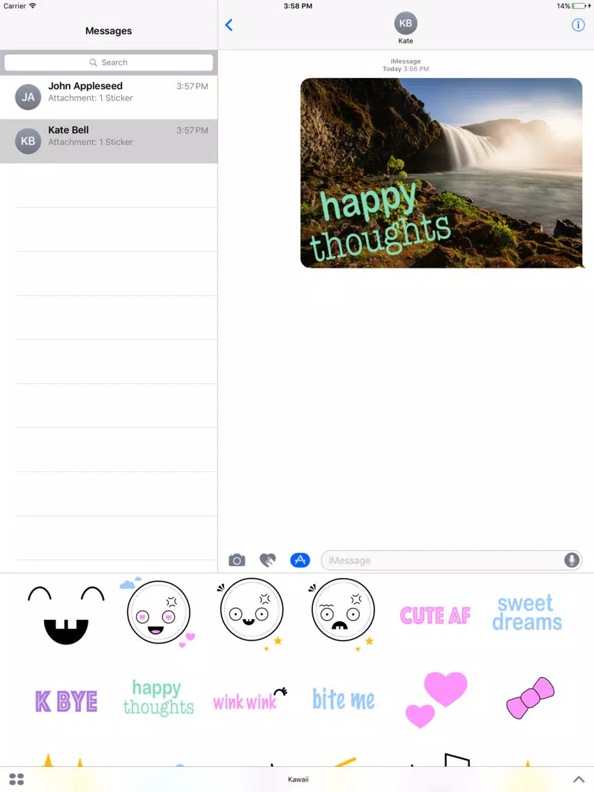 تصاویر Super Kawaii Stickers iPad 