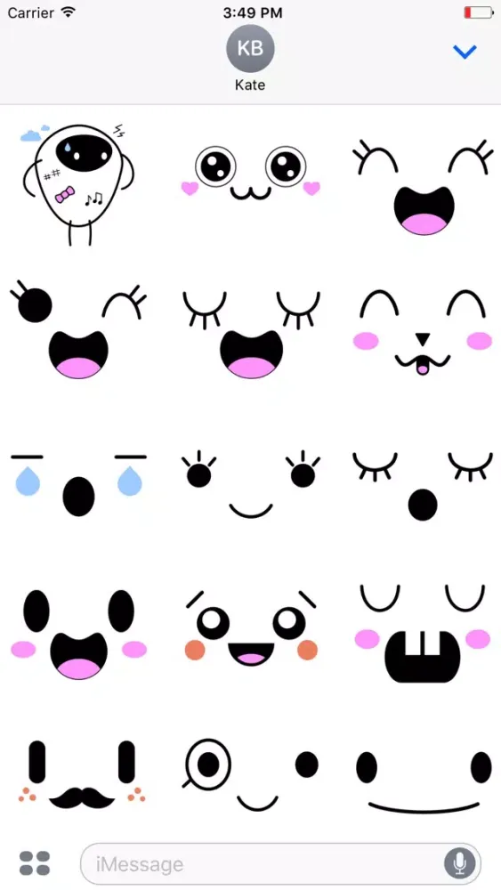 Super Kawaii Stickers应用截图