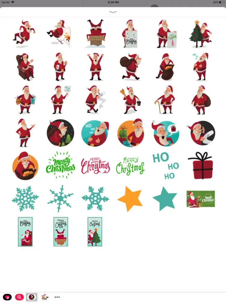 Capturas de tela do Santa Pack iPad 