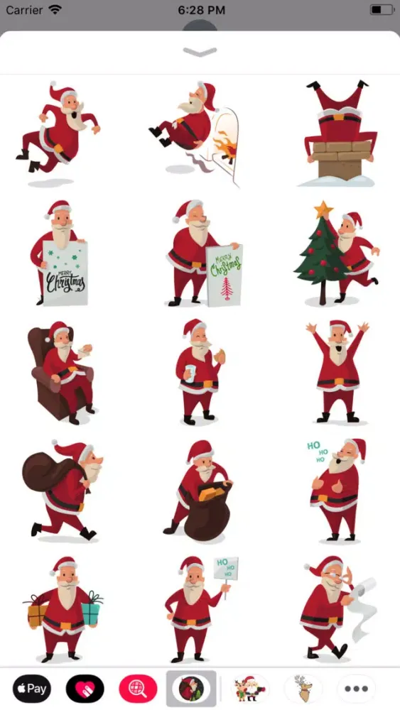 Capturas de tela do Santa Pack