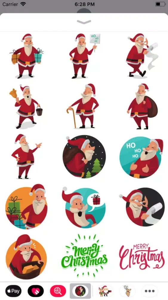 Capturas de tela do Santa Pack