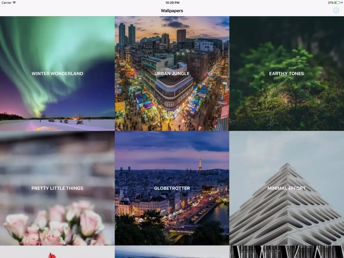 The HD Wallpaper Collection iPad  سکرین شاٹس