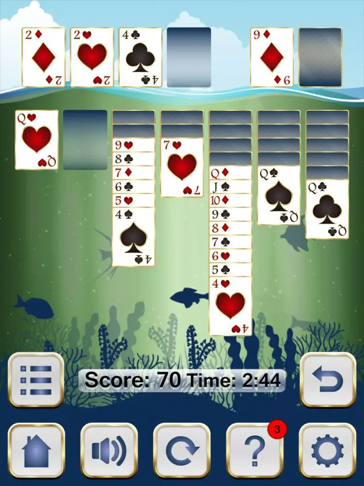 Solitaire - Card Fun Game iPad  スクリーンショット