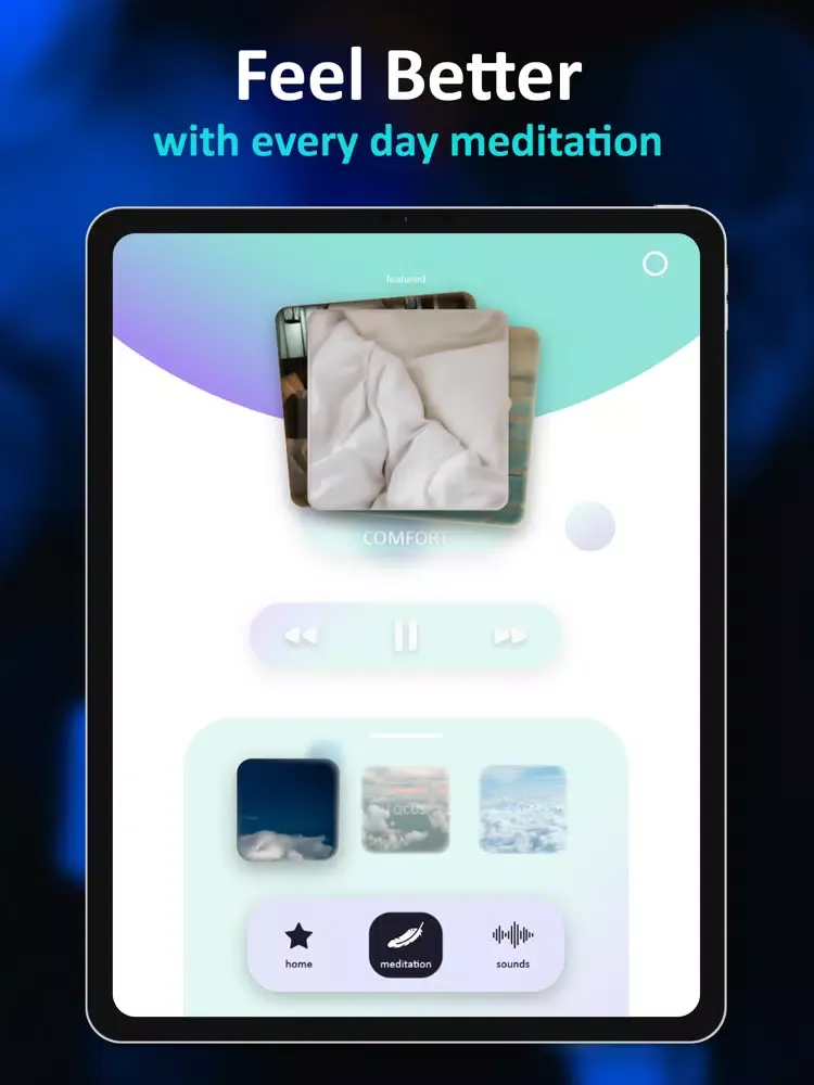 ภาพหน้าจอของ Lyght - Guided Meditation iPad 