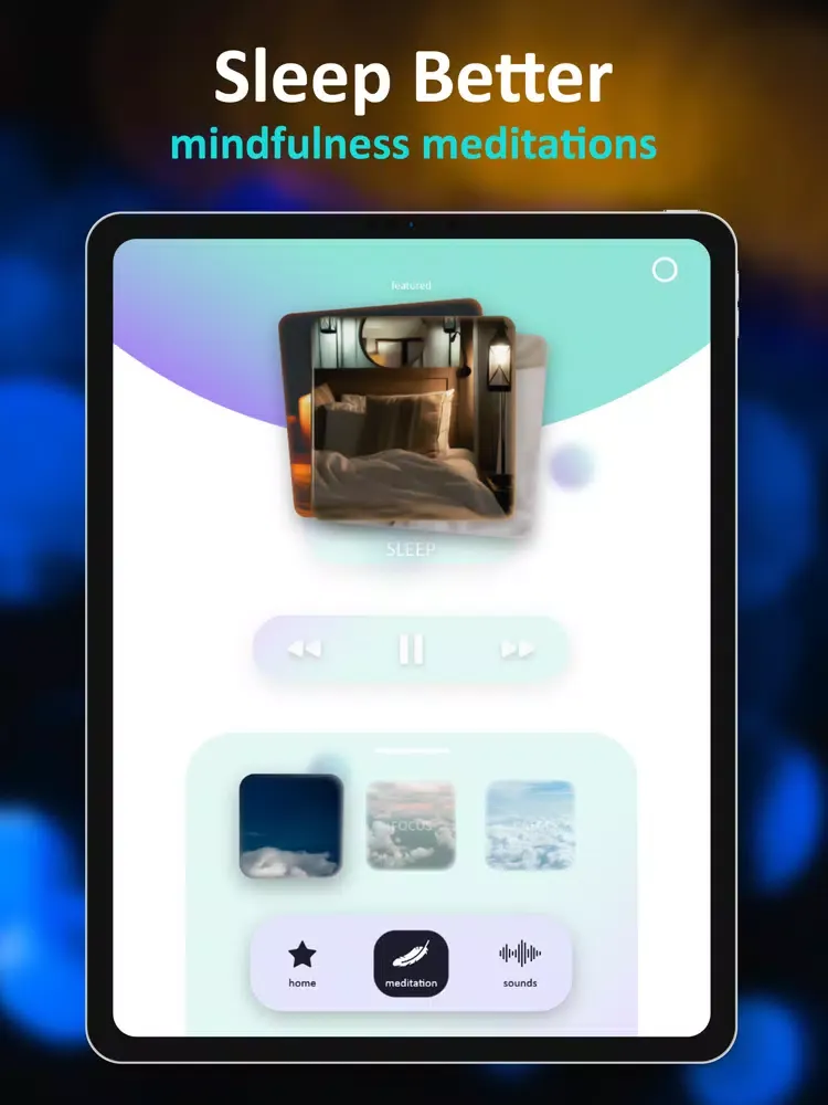 ภาพหน้าจอของ Lyght - Guided Meditation iPad 