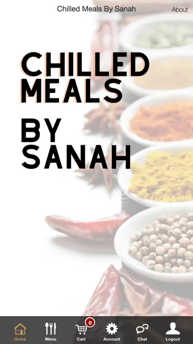Capturas de tela do Chilled Meals By Sanah App