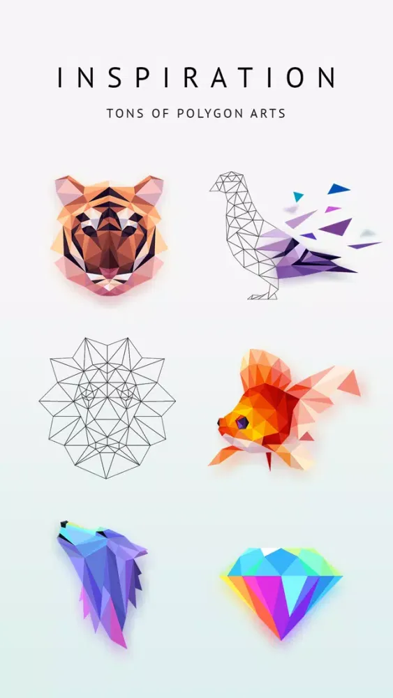 Poly Artbook - puzzle game 스크린샷