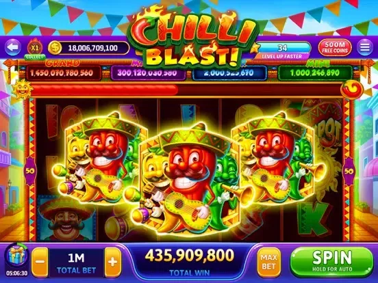 Capturas de pantalla de Hot Chilli Slots Casino Games iPad 