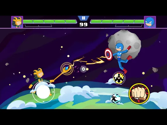 تصاویر Stickman Hero Fighter iPad 
