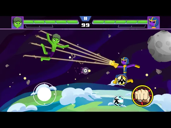 تصاویر Stickman Hero Fighter iPad 