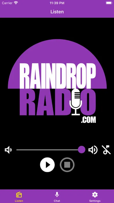 Captures d'écran de Raindrop Radio