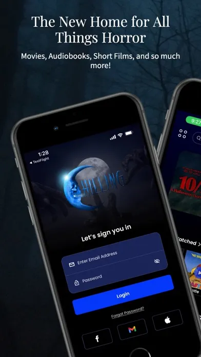 Capturas de pantalla de Chilling: Horror Movies & More