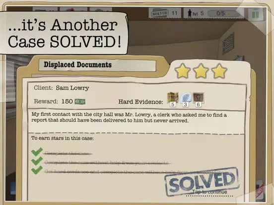 Captures d'écran de Another Case Solved iPad 