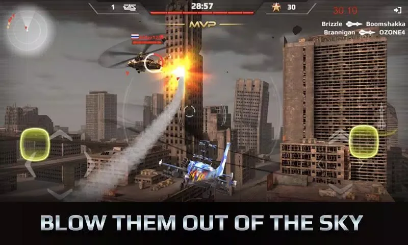 Tangkapan skrin Battle Copters