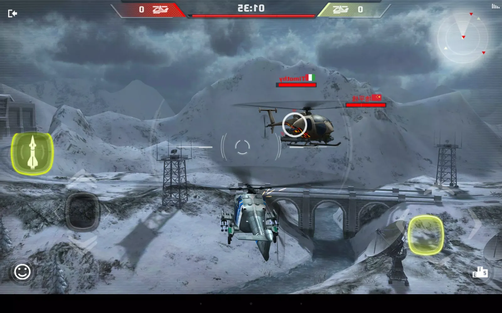 Tangkapan skrin Battle Copters