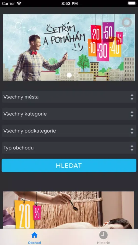 Zrzuty ekranu SMSlevy