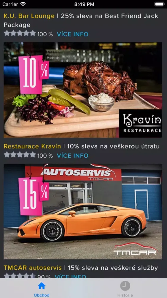 Zrzuty ekranu SMSlevy