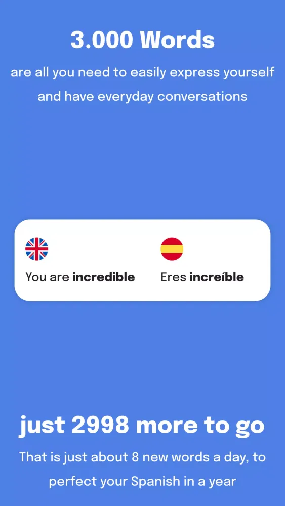 Most Common Spanish Words Screenshots