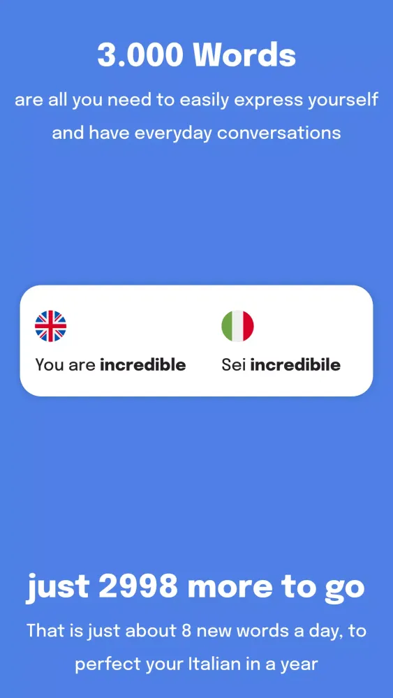 Most Common Italian Words Screenshots