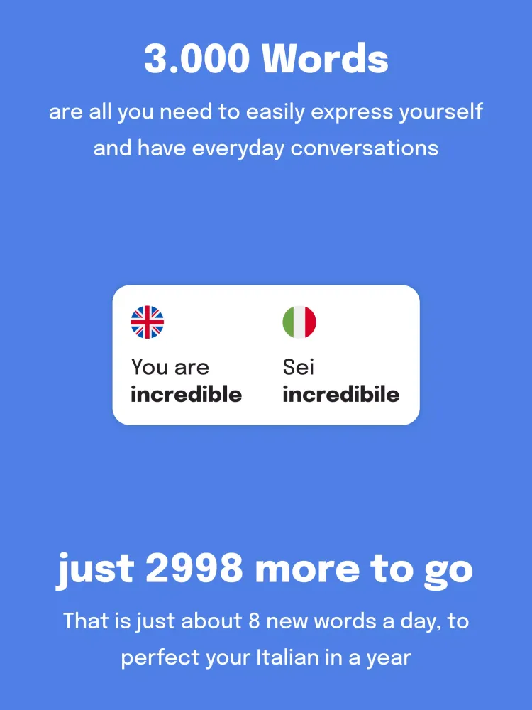 Most Common Italian Words Screenshots