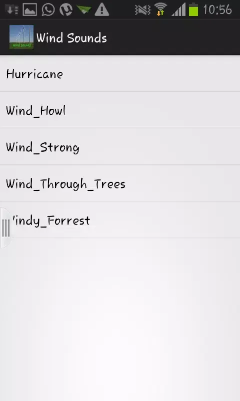 Скриншоты Wind Sounds