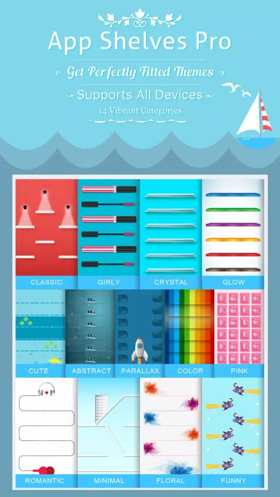 Tangkapan layar App Shelves Pro for iPhone 6, 6s, 6 Plus, 6s Plus