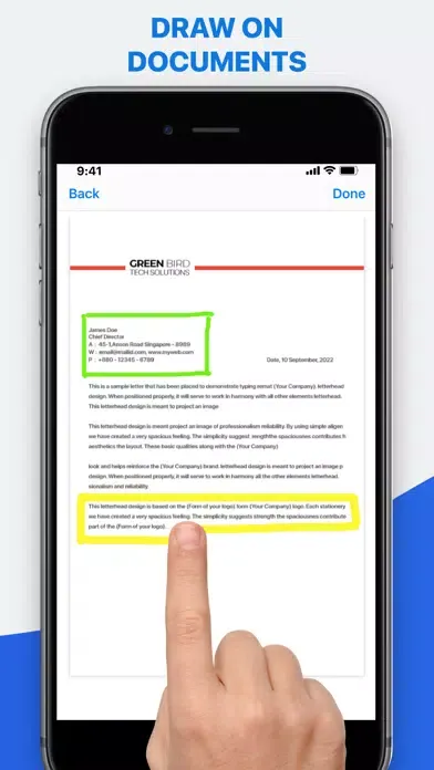 ภาพหน้าจอของ A-Scanner : PDF Scanner App