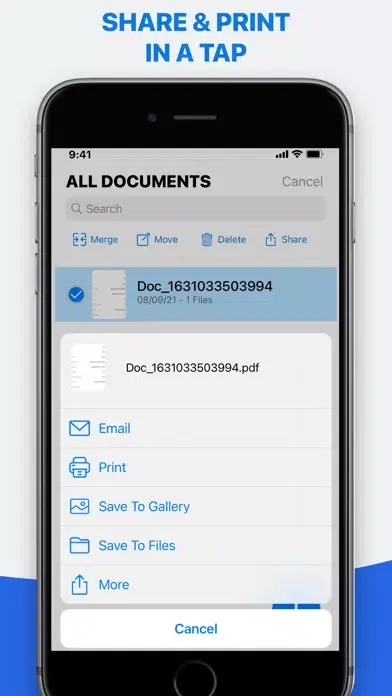ภาพหน้าจอของ A-Scanner : PDF Scanner App