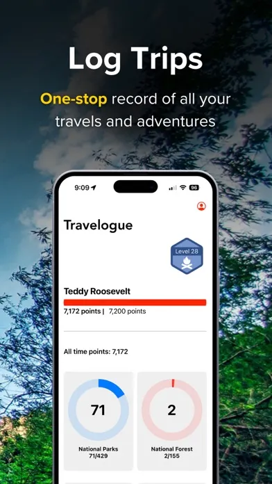 Capturas de tela do Chimani: National Parks Guide