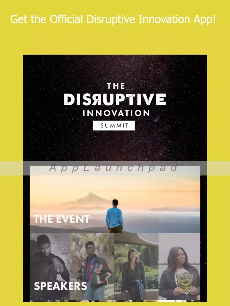 The Disruptive Innovation Summit iPad 應用截圖