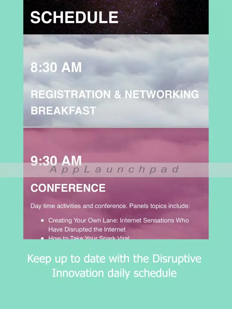 The Disruptive Innovation Summit iPad 應用截圖