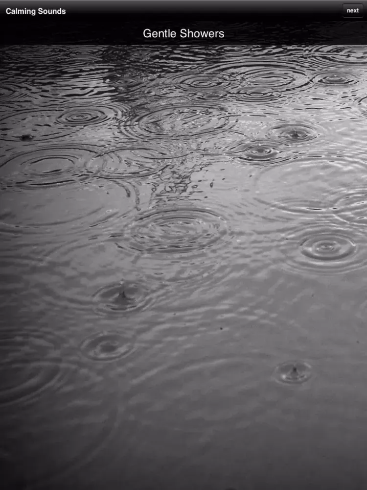 Capturas de pantalla de Calming Sounds iPad 