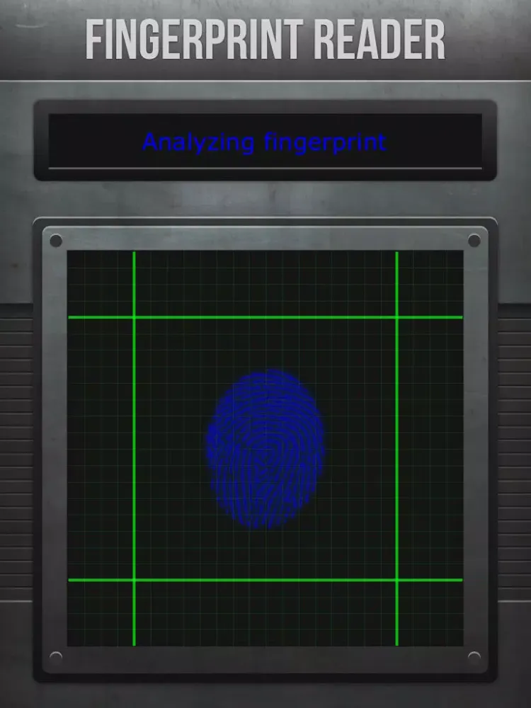 ภาพหน้าจอของ Fingerprint Reader iPad 