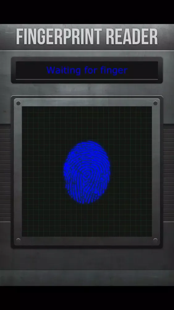 ภาพหน้าจอของ Fingerprint Reader