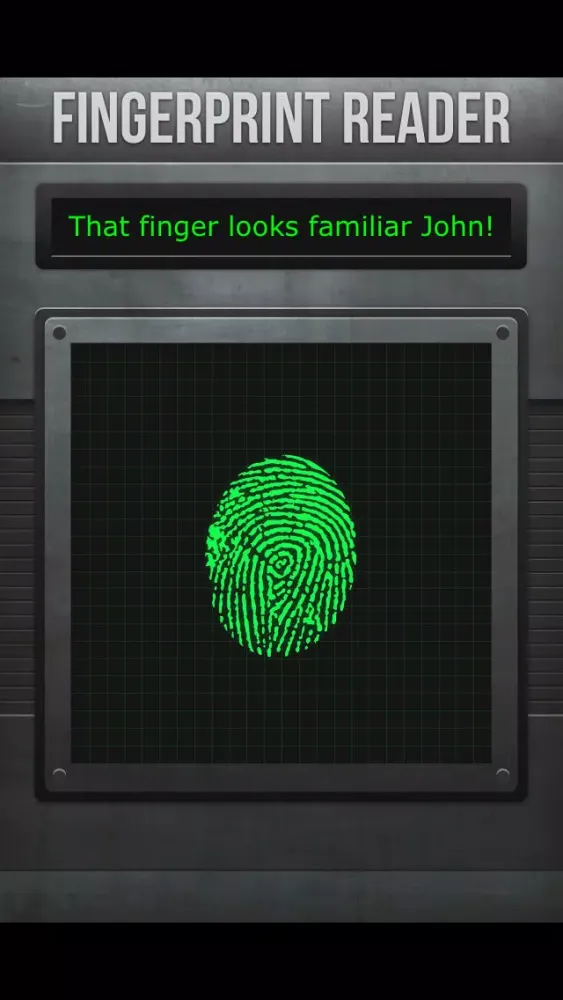ภาพหน้าจอของ Fingerprint Reader