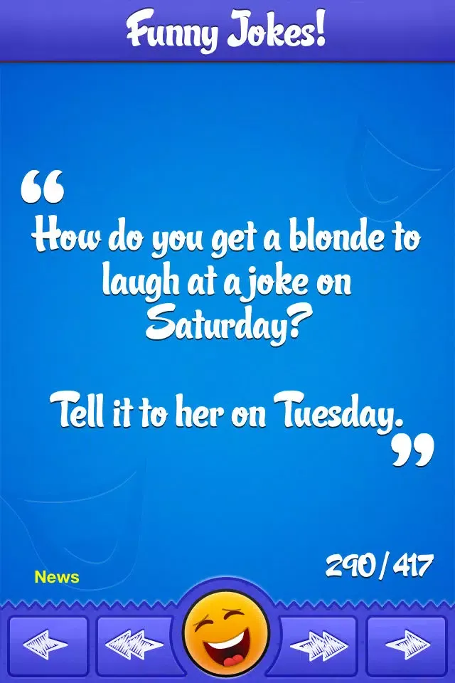 Funny Jokes - Blonde, Pirate, and Yo momma jokes! Screenshots
