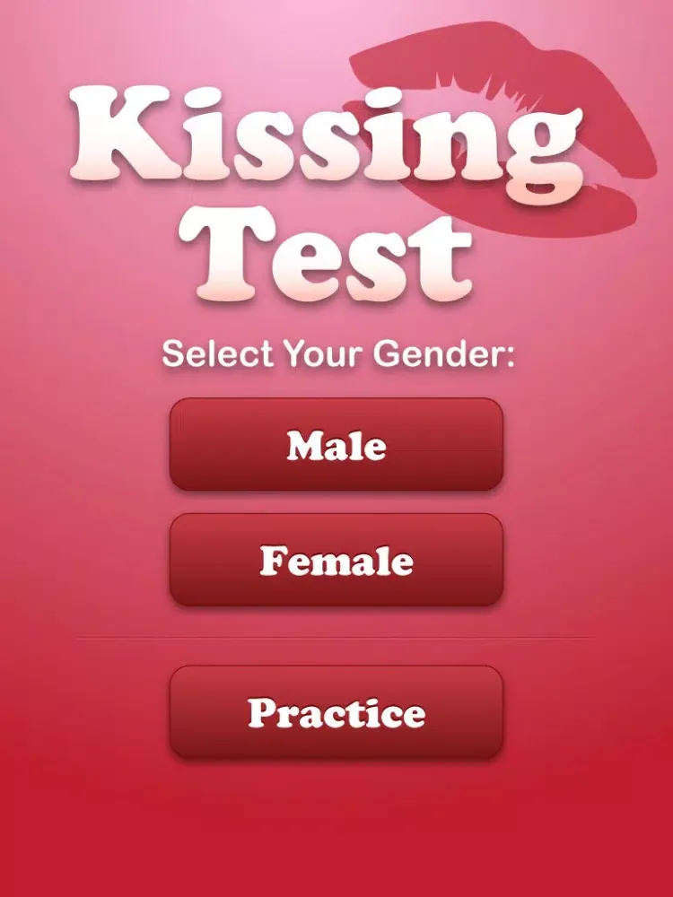 Kissing Test+ iPad  스크린샷