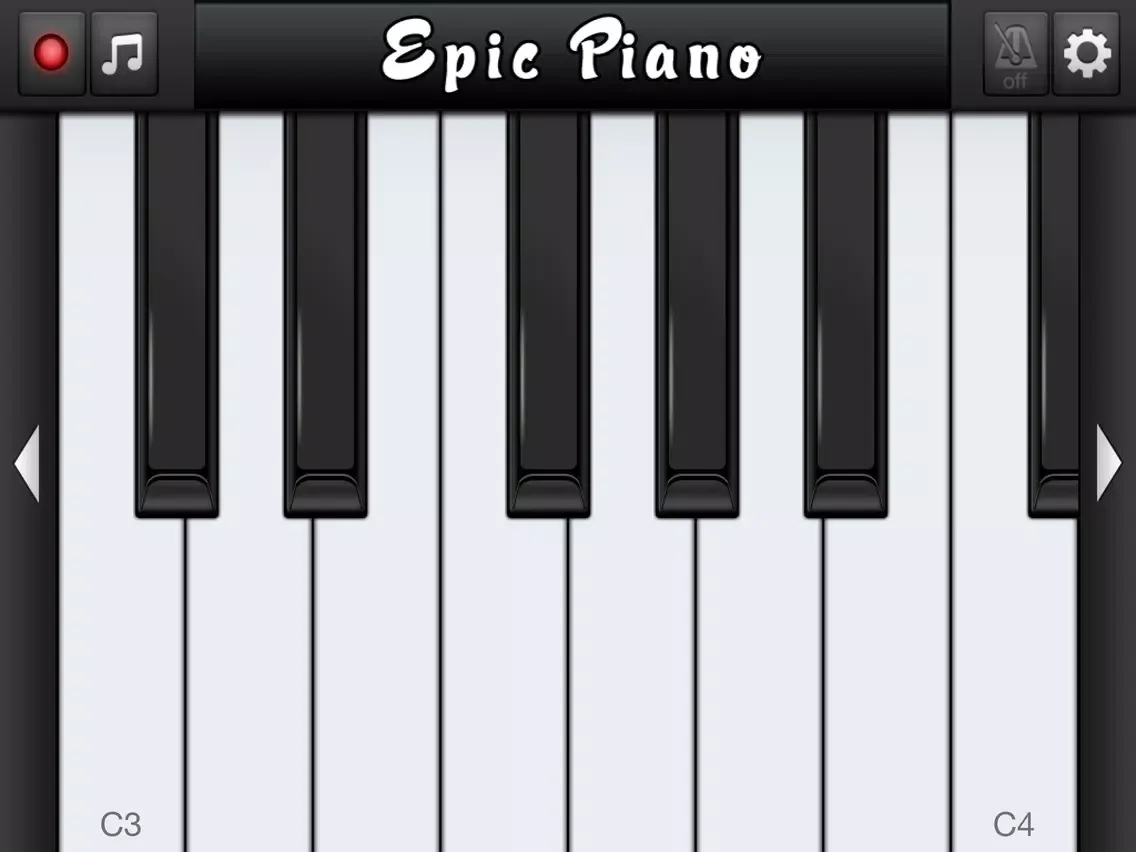 Epic Piano iPad  Screenshots
