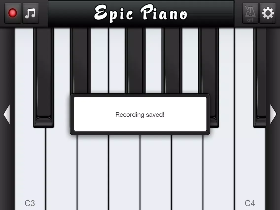 Epic Piano iPad  Screenshots