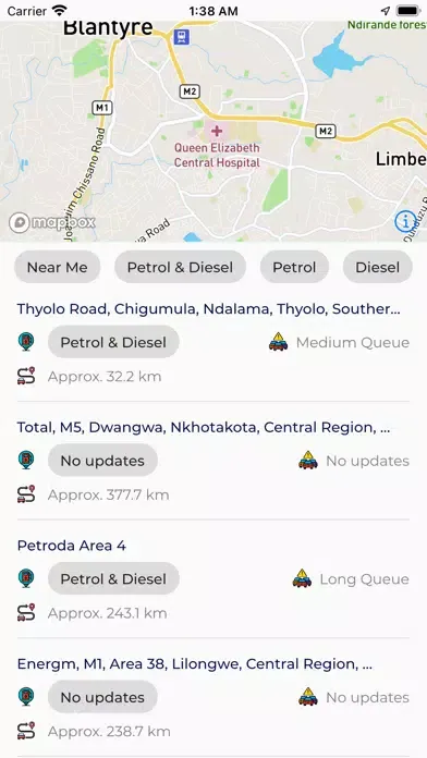 Captures d'écran de Fuel Tracker-MW