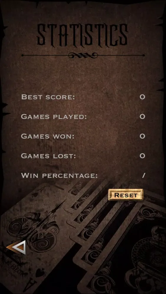 Capturas de tela do Hearts iPhone edition