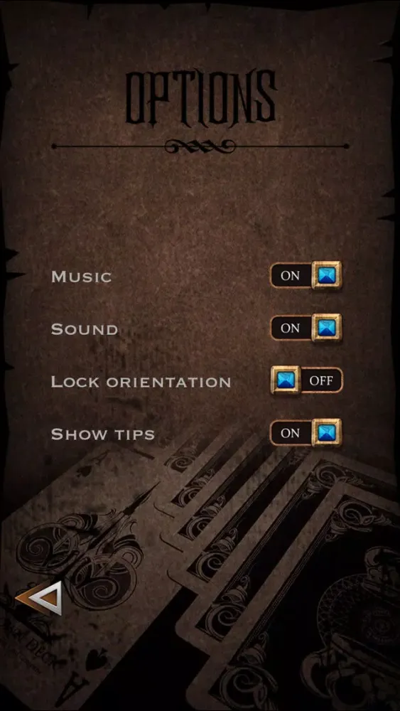 Capturas de tela do Hearts iPhone edition