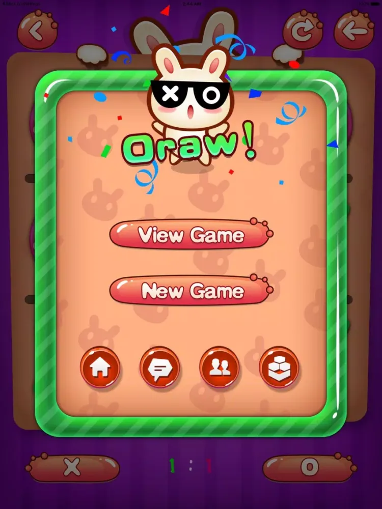 Tangkapan layar Funny Tic Tac Toe iPad 