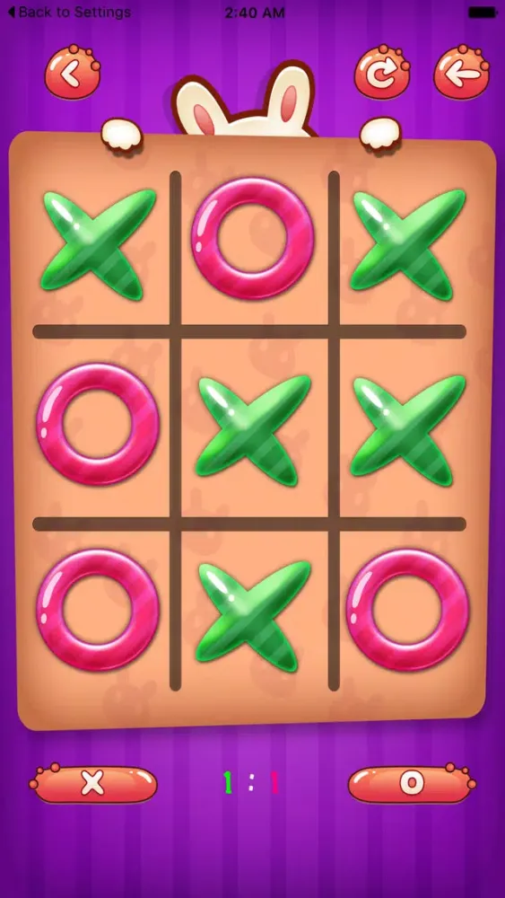 Tangkapan layar Funny Tic Tac Toe