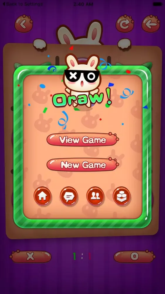Tangkapan layar Funny Tic Tac Toe