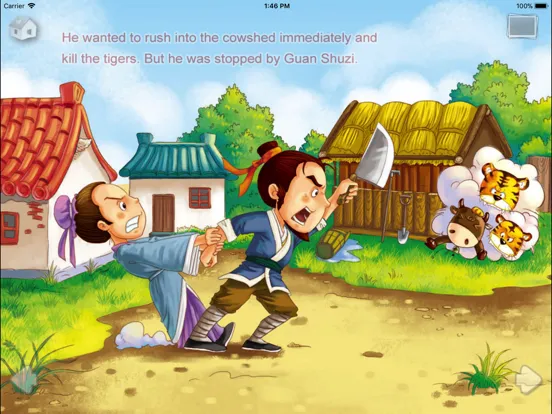 Capturas de pantalla de Two Tigers with One Stab iPad 