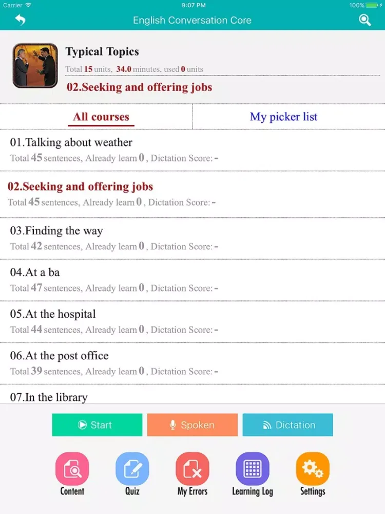 صور bting English - English Conversation Core iPad 